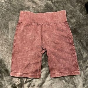 Seamless bike shorts